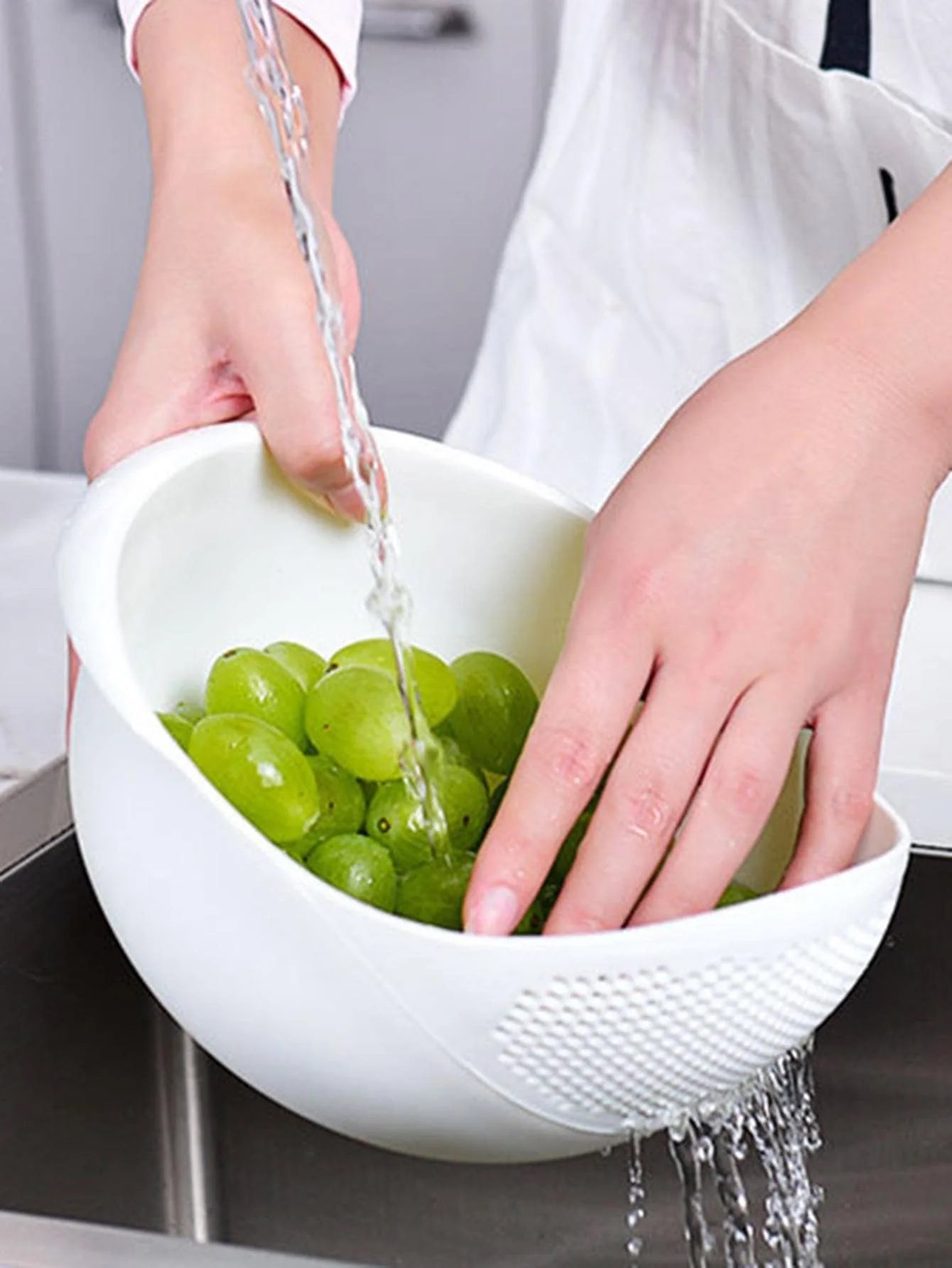 Colander Drain Basket with Handle